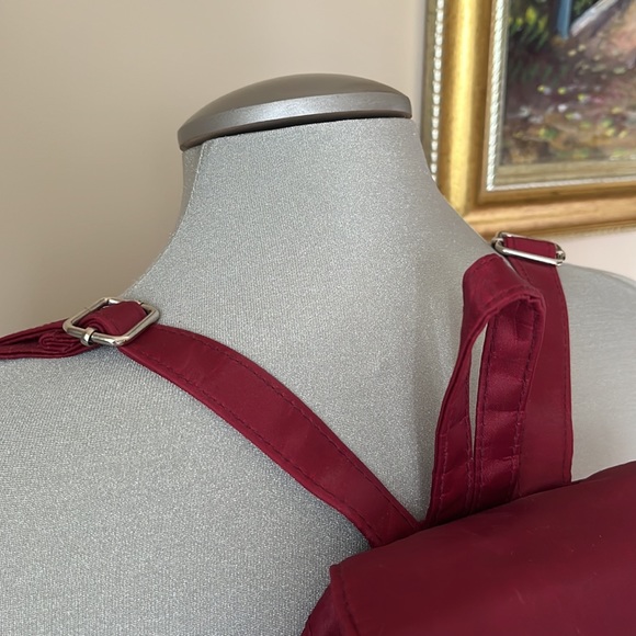 NWOT Burgundy Backpack - Picture 3 of 5